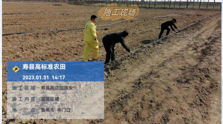 高标准农田施工现场.gif